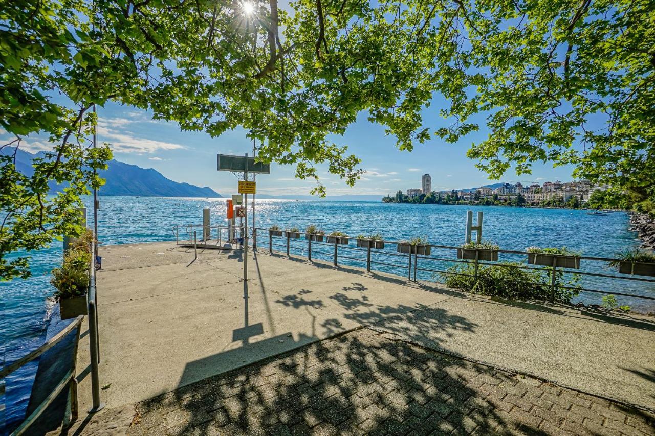 L'Eden Studio With A Balcony - Lake View Montreux Exterior foto